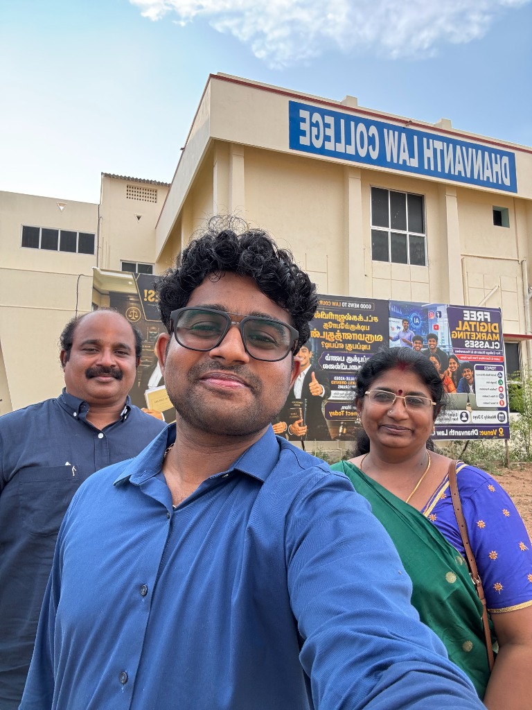 roshan r sivakumar dhanvanth law college admission family