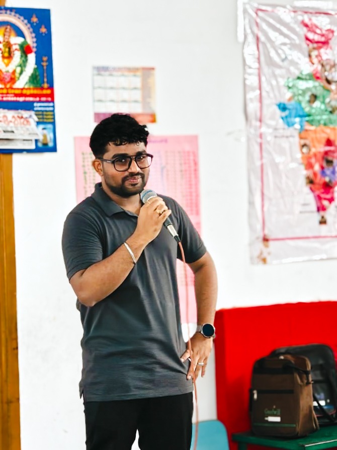 roshan r sivakumar public speaking engagement