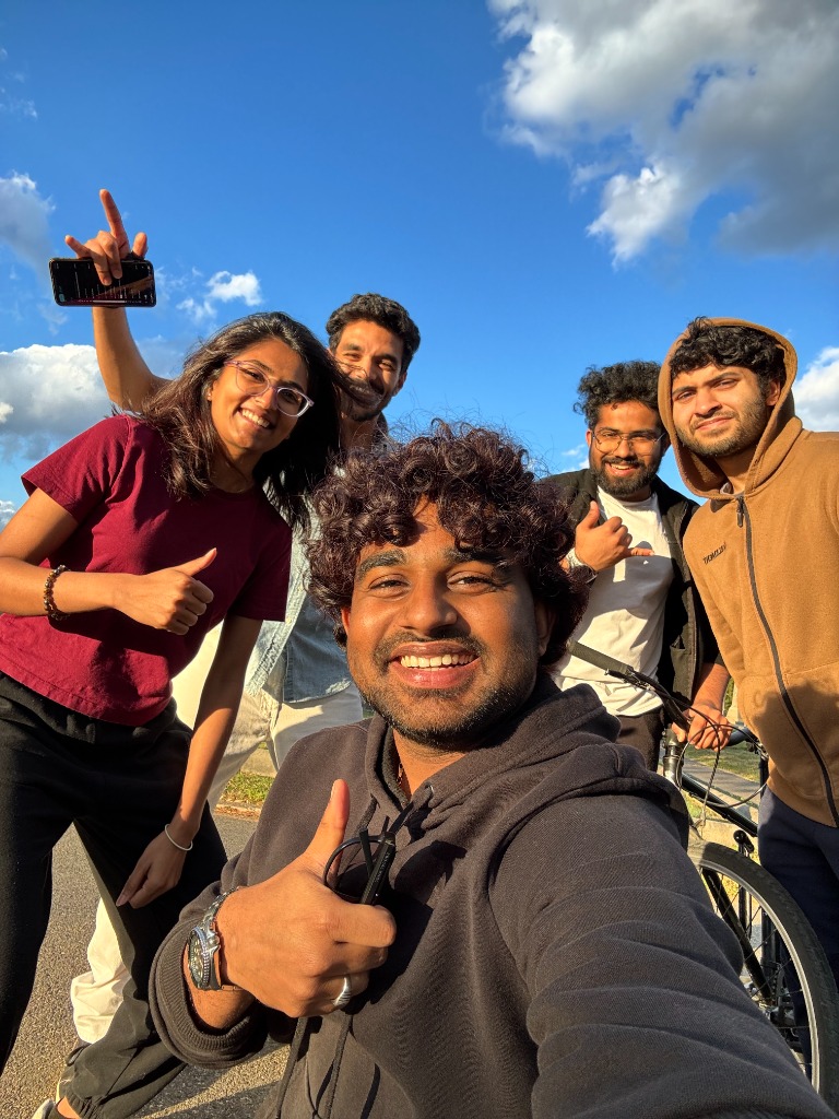 roshan r sivakumar usa vcu outdoor sunset friends