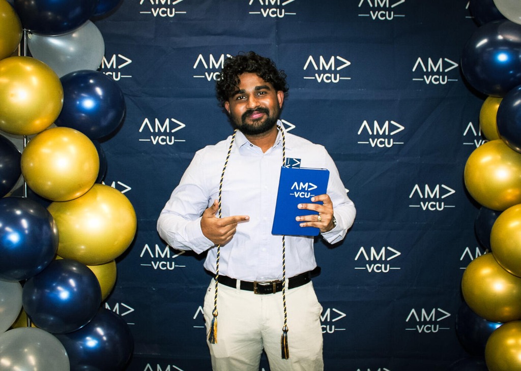roshan r sivakumar vcu ama honor cords