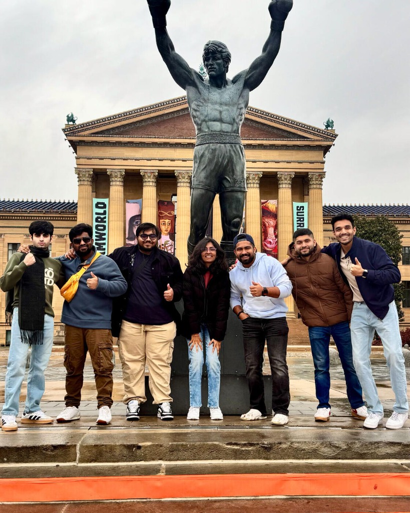 roshan r sivakumar vcu friends rocky statue philadelphia