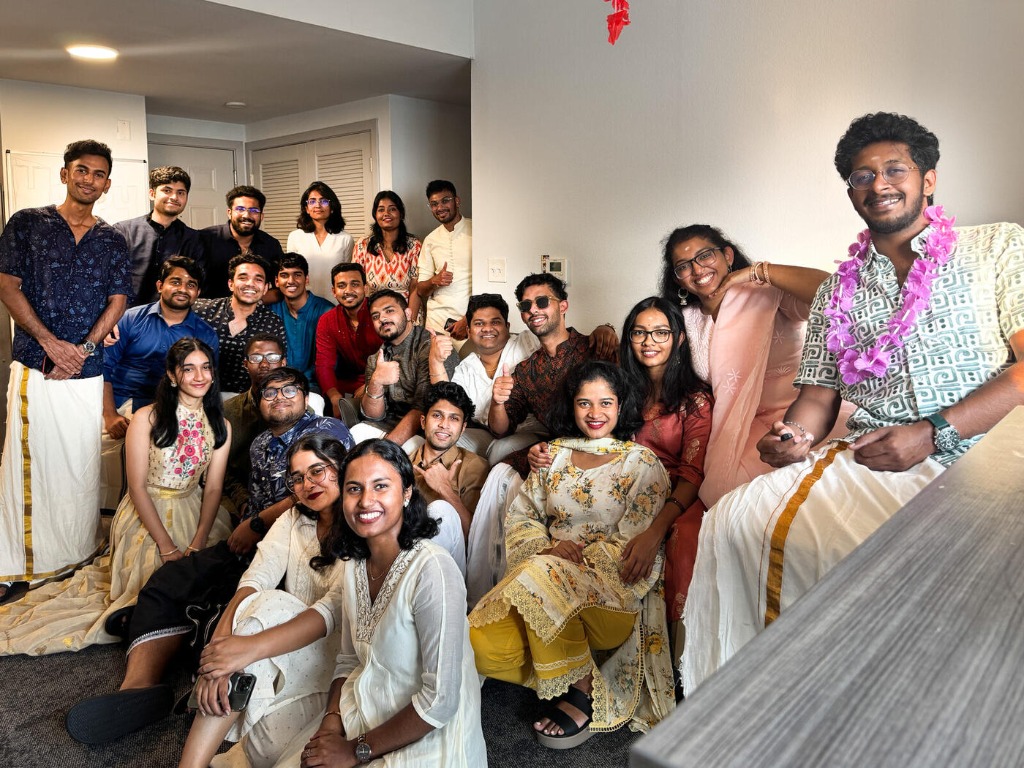 roshan r sivakumar vcu indian community onam